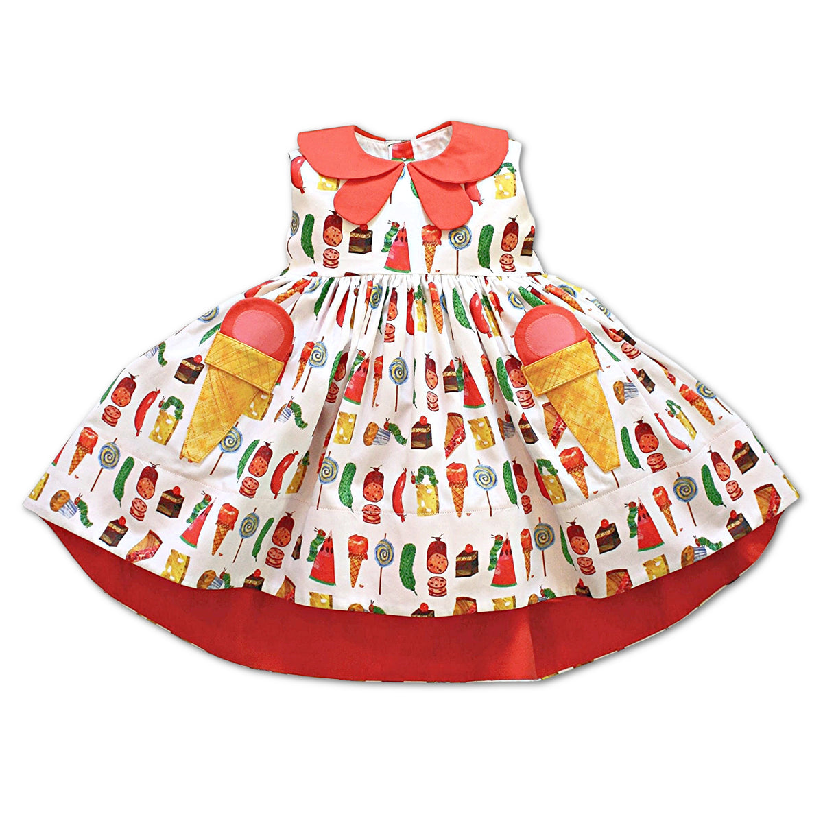 New! The Very Hungry top Caterpillar Two Scoops Dress 5T