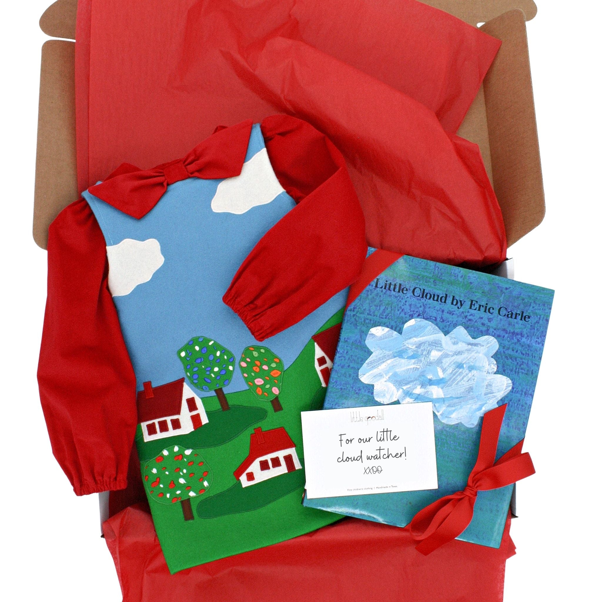 Little Cloud Gift Set: Little Cloud Hardcover Book, Dress, and Bow Blouse  from World of Eric Carle™ + Little Goodall