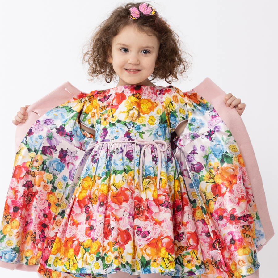 Rainbow Bloom Coat - Ceci New York x Little Goodall