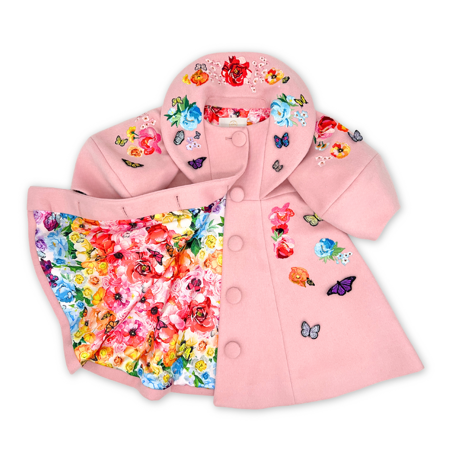 Rainbow Bloom Coat - Ceci New York x Little Goodall