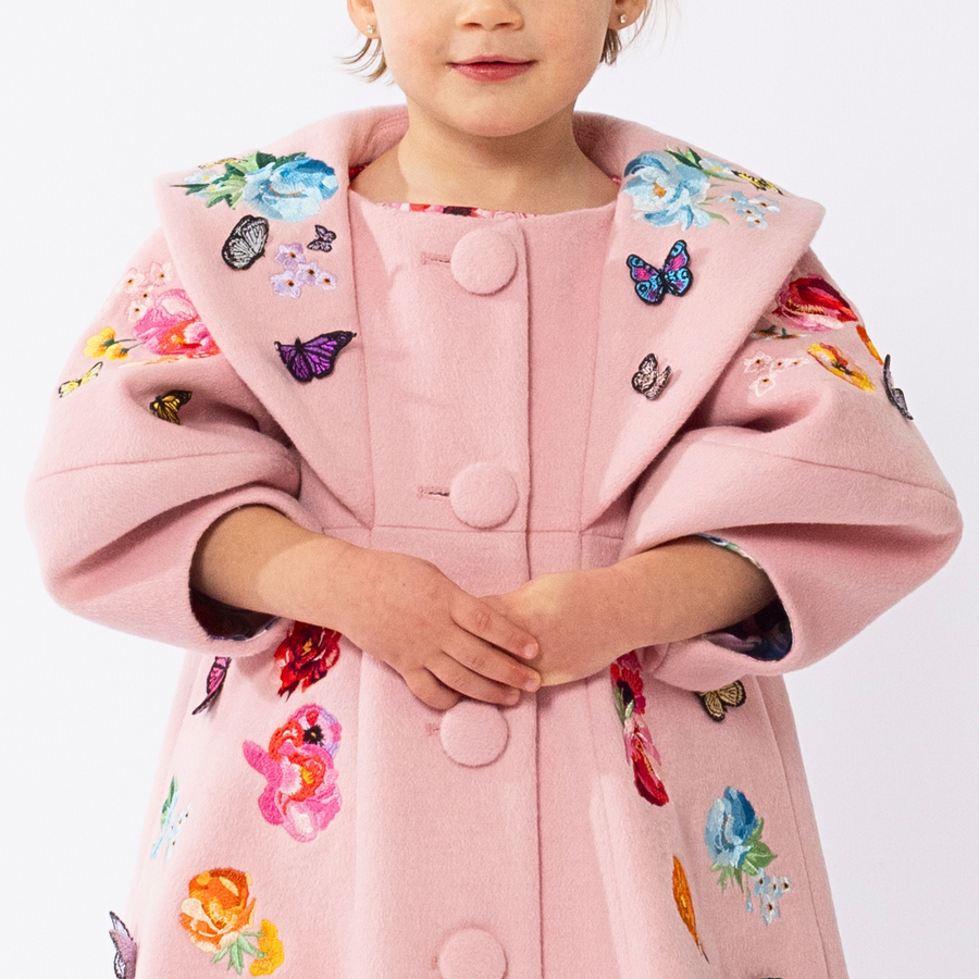 Rainbow Bloom Coat - Ceci New York x Little Goodall