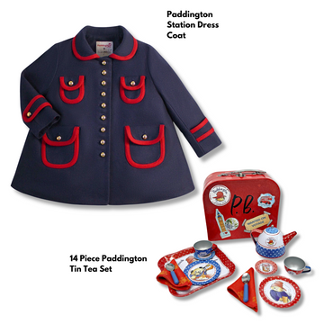 Paddington Station Coat and Tea Set Gift Set