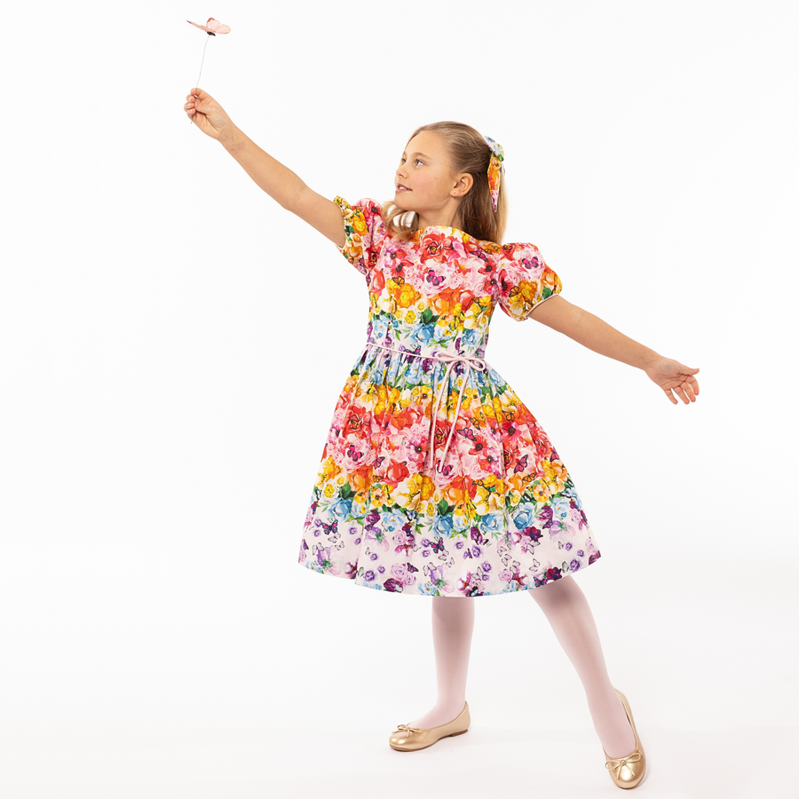 Rainbow Bloom Party Dress - Ceci New York x Little Goodall