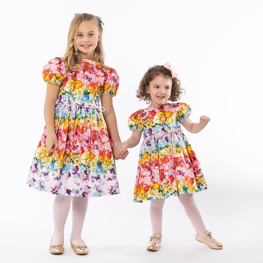 Rainbow Bloom Party Dress - Ceci New York x Little Goodall