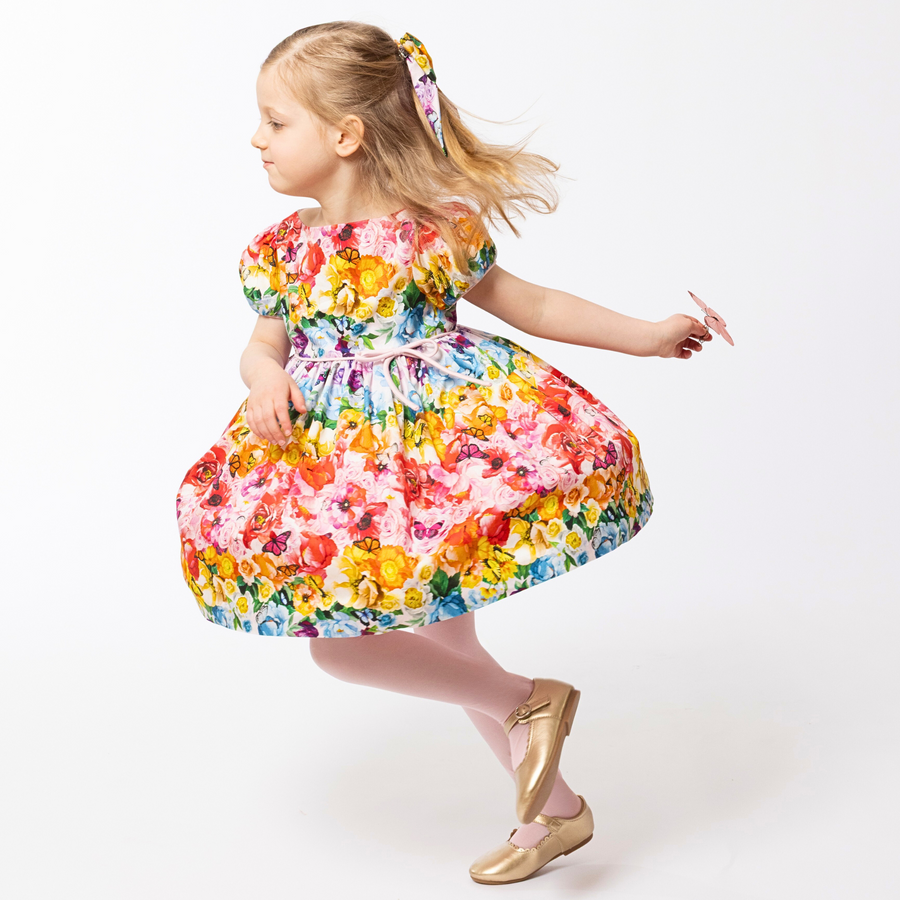 Rainbow Bloom Party Dress - Ceci New York x Little Goodall