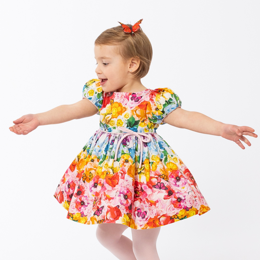 Rainbow Bloom Party Dress - Ceci New York x Little Goodall