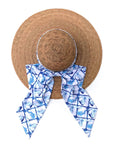 Ladies Wide Brim Cabana Hat in choice of Willa Heart Prints