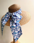 Ladies Wide Brim Cabana Hat in choice of Willa Heart Prints